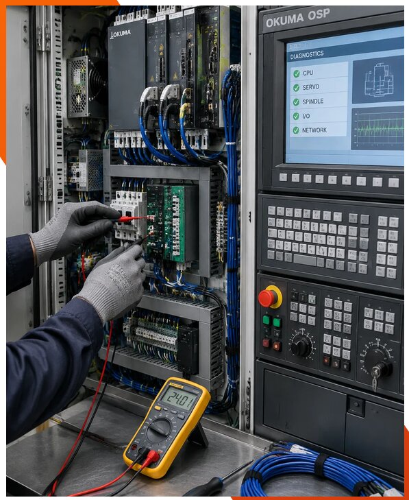 Ремонт систем ЧПУ Okuma OSP в Ялуторовске